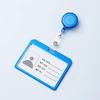 1pc Retractable Pull Badge Holders With Reel Clip Bus Credit Card Case Visit Door Identity Badge Cards Cover Credential Holder