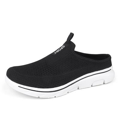 Большой размер 48 Летние мужские женские полуботинки тапочки слипоны повседневная обувь сетчатые дышащие мягкие удобные zapatillas hombre мужские