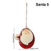 Drop Ornaments Festival Supply Christmas Decorations Santa Claus Cartoon Angel Hanging Pendants