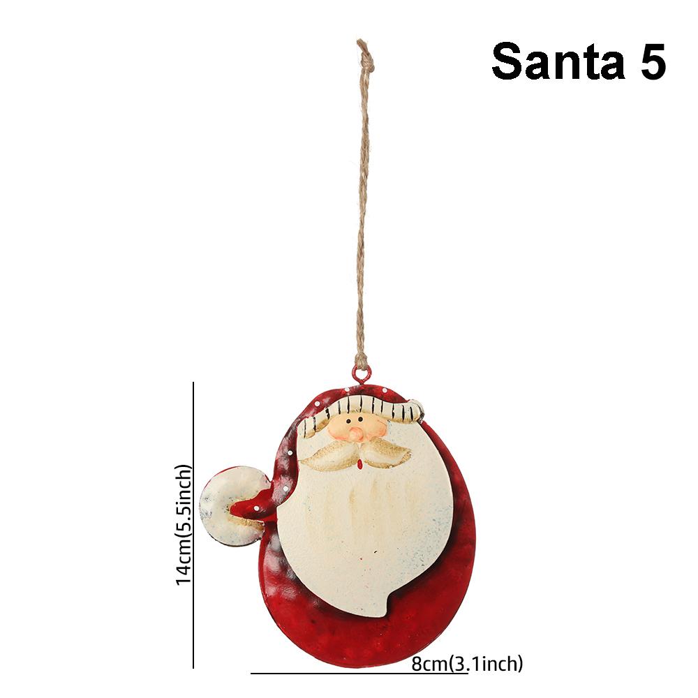 Drop Ornaments Festival Supply Christmas Decorations Santa Claus Cartoon Angel Hanging Pendants