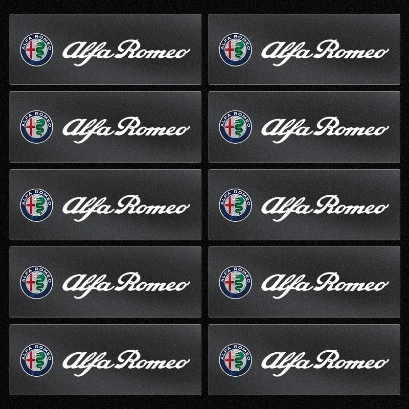 WFMJR1 Car Emblem Logo Decorative Stickers Badge Decal Interior Styling For Alfa Romeo Giulietta GT 159 147 156 Brera Giulia Stelvio