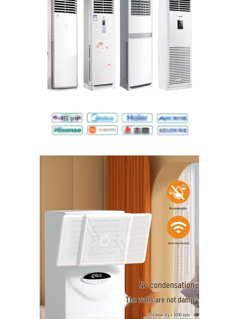 Universal Vertical Air Conditioner Wind Deflector: 2025 Anti-Blow, Windproof Floor Unit Cover