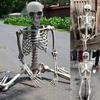 Halloween 70cm Skeleton Simulation Human Plastic Skeleton Haunted House Prop Skeleton Decoration