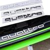 For Audi Quattro ABS Car Decals RS4 RS5 Q3 S3 A3 A5 A6 A4 RS3 RS6 A1 Q5 Q2 S5 RS7 Trunk Emblem Front Grille Stickers Accessories