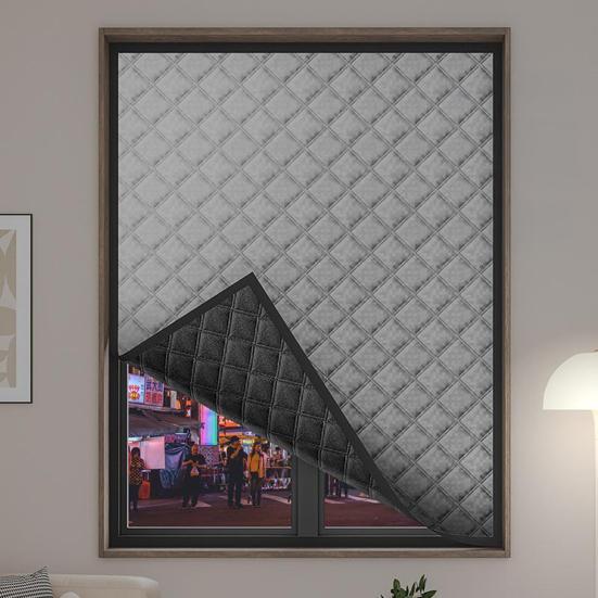 Yousheng Winter Window Insulation Cover Thermal And Sound Insulation Window Cover Heavy Duty Windows Blanket Windows Insulation Kit for Bedroom Attic