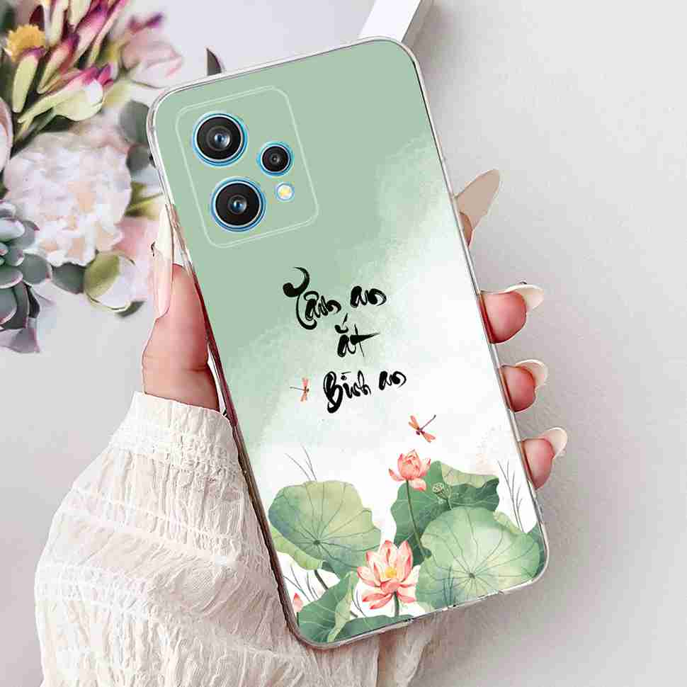 For Oppo Realme 9 Pro+ RMX3392 Case Fashion Painting Soft Silicone Cover For Realme 9Pro Plus RMX3393 6.43" Flower Phone Shell
