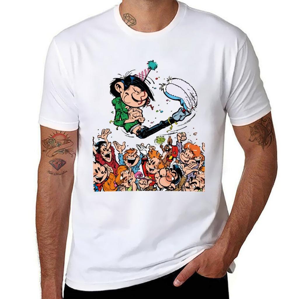 Goof Gaston Party Tshirt Sports Casual Breathable Tee Shirt Tshirt