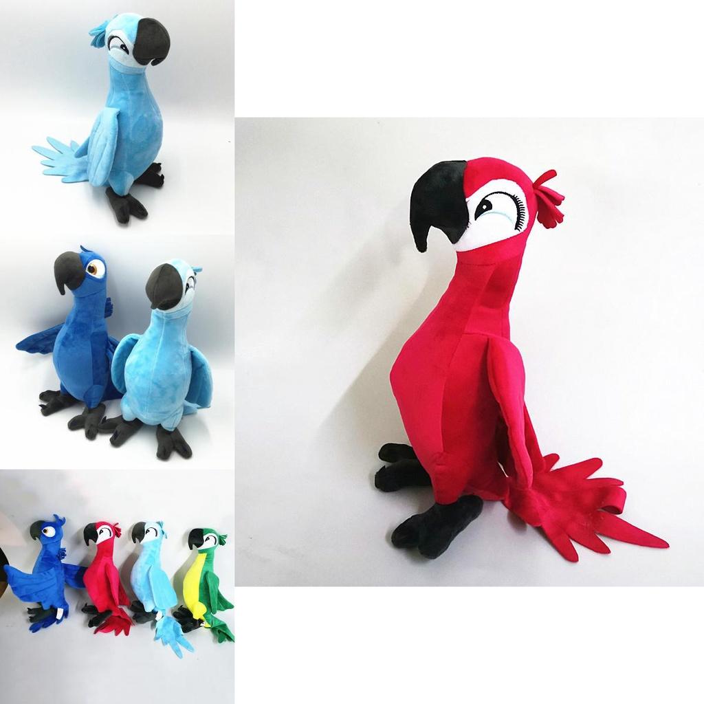 Soft And Cuddly 30cm Rio Movie Plush Toy Parrot Bird Stuffed Animal For Children