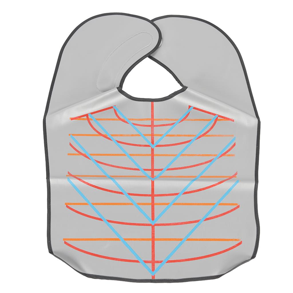 Профессиональная водонепроницаемая парикмахерская накидка для укладки волос, платье для стрижки волос(серый)