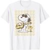 Peanuts - Футболка со Снупи, Вудстоком, гитарой и знаками мира