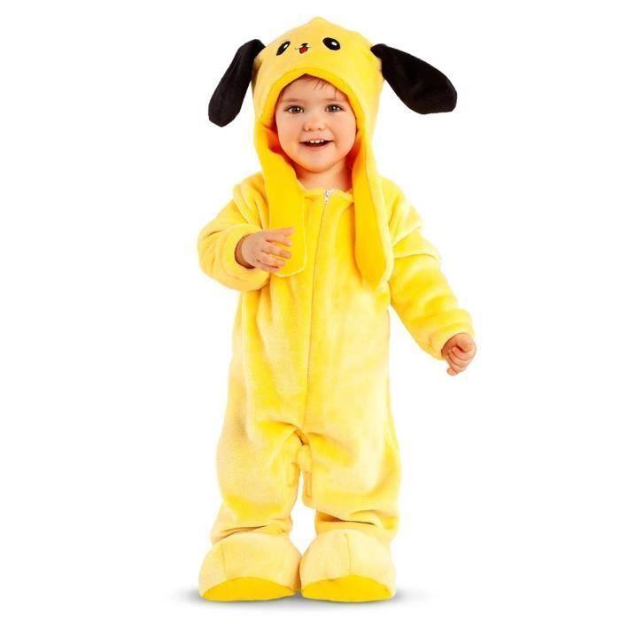 DÉGUISEMENT PELUCHE RONGEUR JAUNE ENFANT