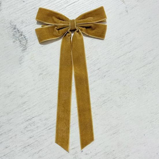 6 шт. Бархатная лента Бант Рождественские украшения для елки Рождественские украшения для дома Вечеринка Гирлянда