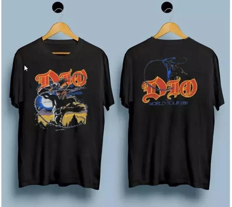 Винтажная футболка 1984 года Dio Last in Line World Tour Размер S-4XL Высококлассная роскошь для мужчин и женщин Топ Y2k