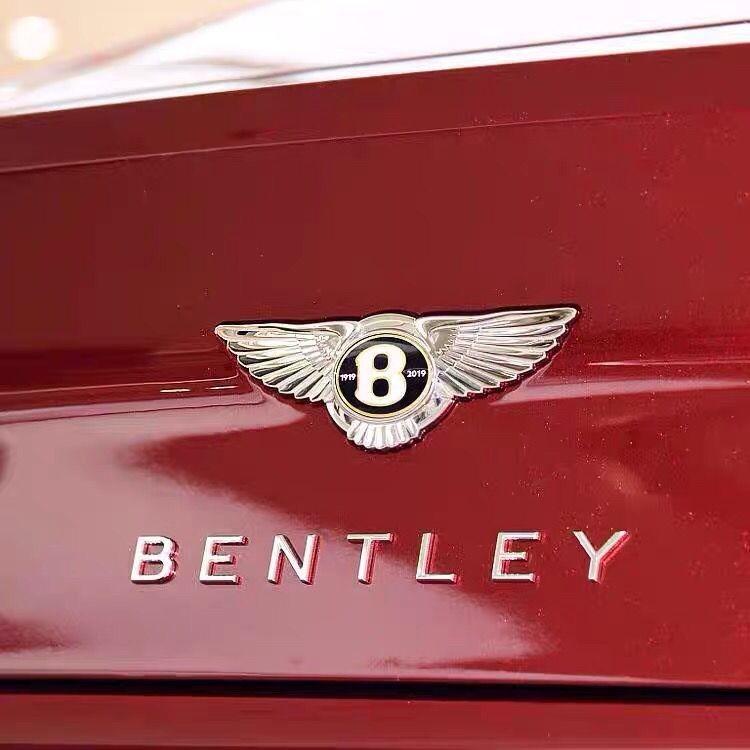Наклейка на багажник BENTLEY LOGO С Английской Буквой Для Bentley Flying Spur Continental GT Bentayga Mulsanne