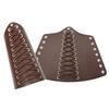 1 Pc Cosplay Props Faux Leather Wide Bracer Lace Up Arm Armor Cuff String Steampunk Vintage Medieval Gauntlet Wristband Bracelet