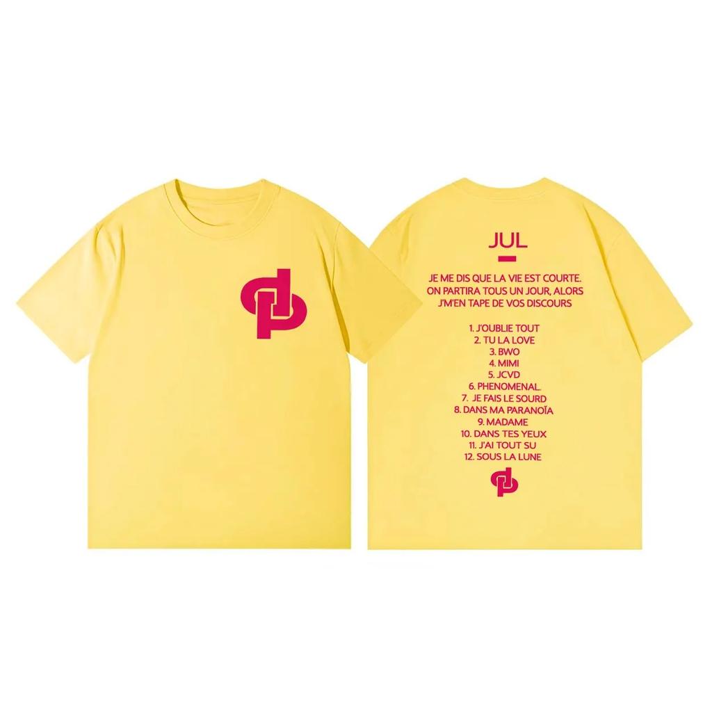 Jul July Tour 2026 Summer UNISEXs  Womens Cotton Tshirts Harajuku Y2k Oversized Tshirt Fashion Casual Round Neck Vintage