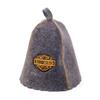 Hat for Sauna and Bath "HarleyDavidson" Natural Felt Gray (SUN-LA-859)