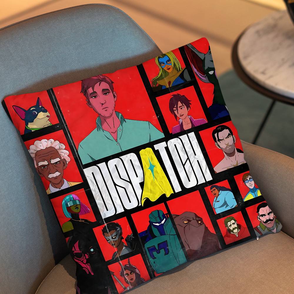 Waterboy Game Invisigal Dispatch Pillow Case Office Cushions Suitable For Sofa Car Bedroom Decorative Cushion Cover