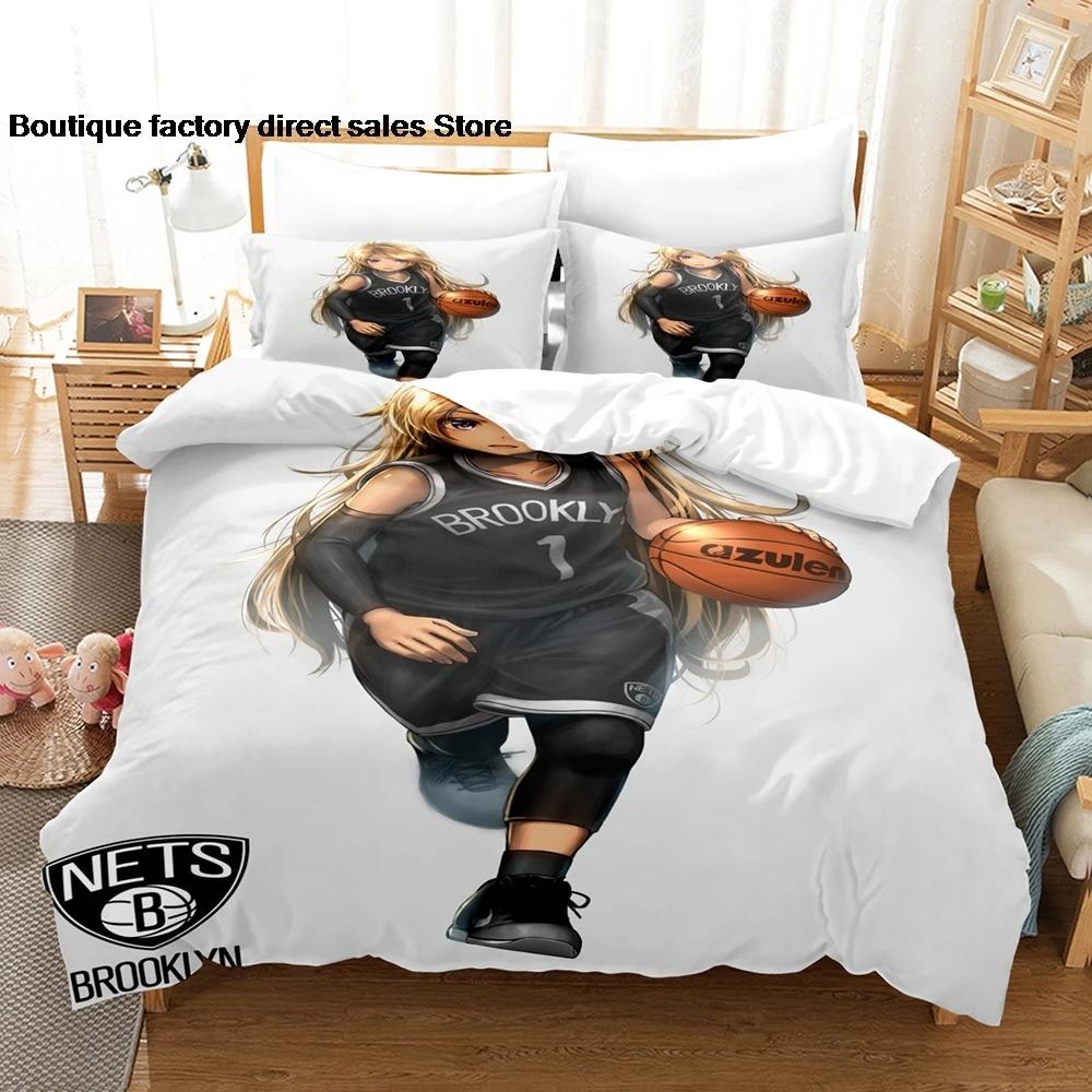 Azur Lane Anime Bedding Set Single Twin Full Queen King Size Duvet Cover Bed Sheet Set 2-3PCS