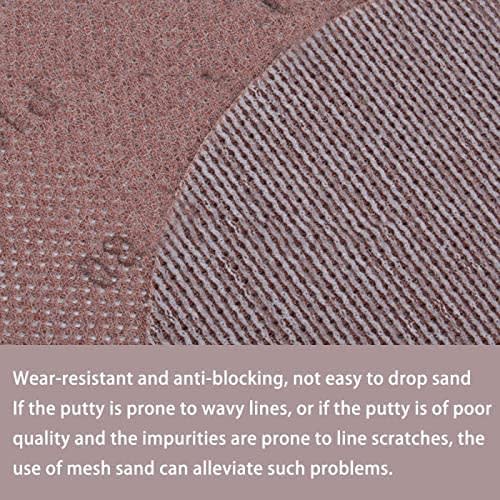 225mm Mesh Sanding Disc, Grit 120-320, Sanding Sheets for Orbital Sanders, Pack of 20 Sandpapers, Long Neck Sander, Drywall Sander, 120 120