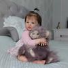 55CM Realistic Reborn Baby Doll Hand Ultra Realistic 3D Hand-Painted Lifelike Collectible Vinyl Doll for Gift