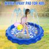 Baby Splash Pad Toddler Sprinkler Pool Interactive Kids Water Sprinkler Pad Outdoor Water Play Mat for Garden Lawn