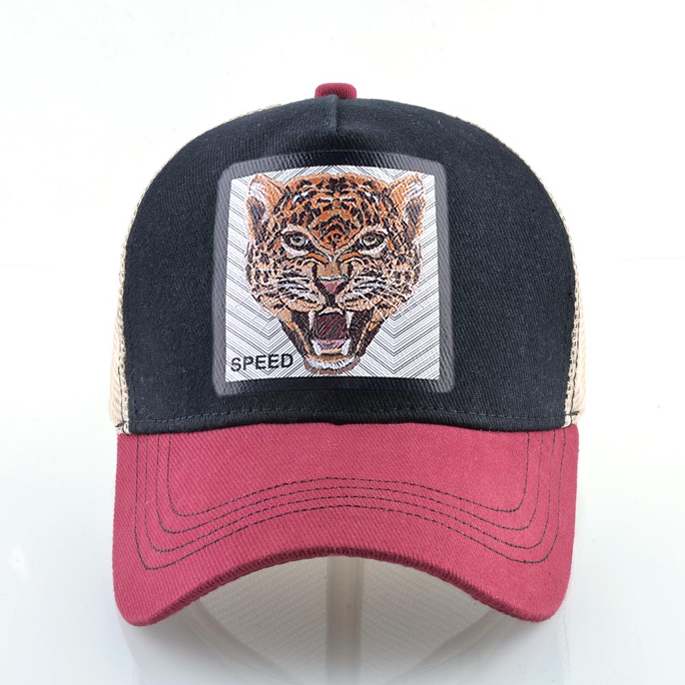 Бейсбольная кепка для мужчин, летние сетчатые шляпы Snapback для женщин, кепка с леопардовым принтом в стиле хип-хоп