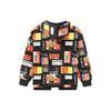 Li Ning Sports Basketball Series Fun All Over Print Loose Hoodie Мужские толстовки с капюшоном Multicolor AWDRA41-1