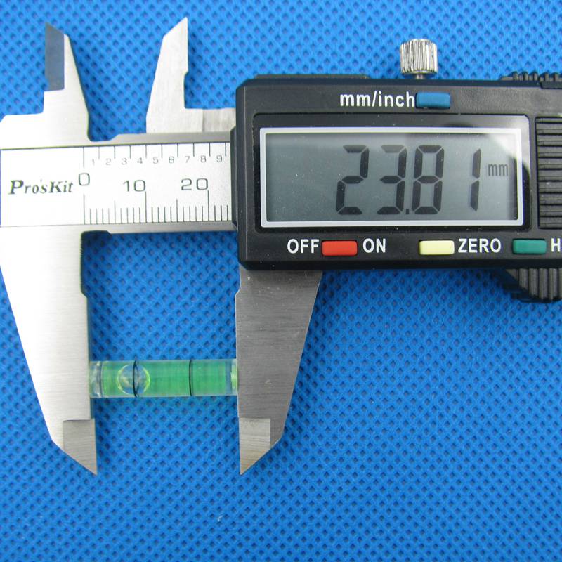 20 Штук/Лот 6*24мм Акриловый Пузырьковый уровень Уровень воды Мини спиртовой уровень измерительный инструмент