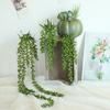 ПВХ Lover Tears Зеленая виноградная лоза Подвесные суккулентные растения Уличное и внутреннее украшение