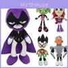 Adorable 10-inch Teen Titans Go Plush Toy Collection Featuring Robin Raven Cyborg