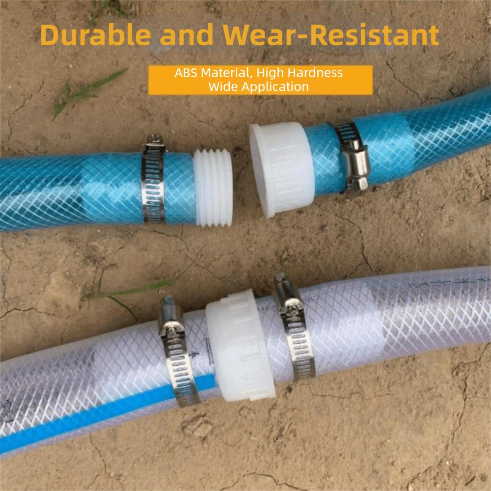 Garden Water Adaptor Hose Coupling Joint Fitting Plastic Quick Connector Watering System
