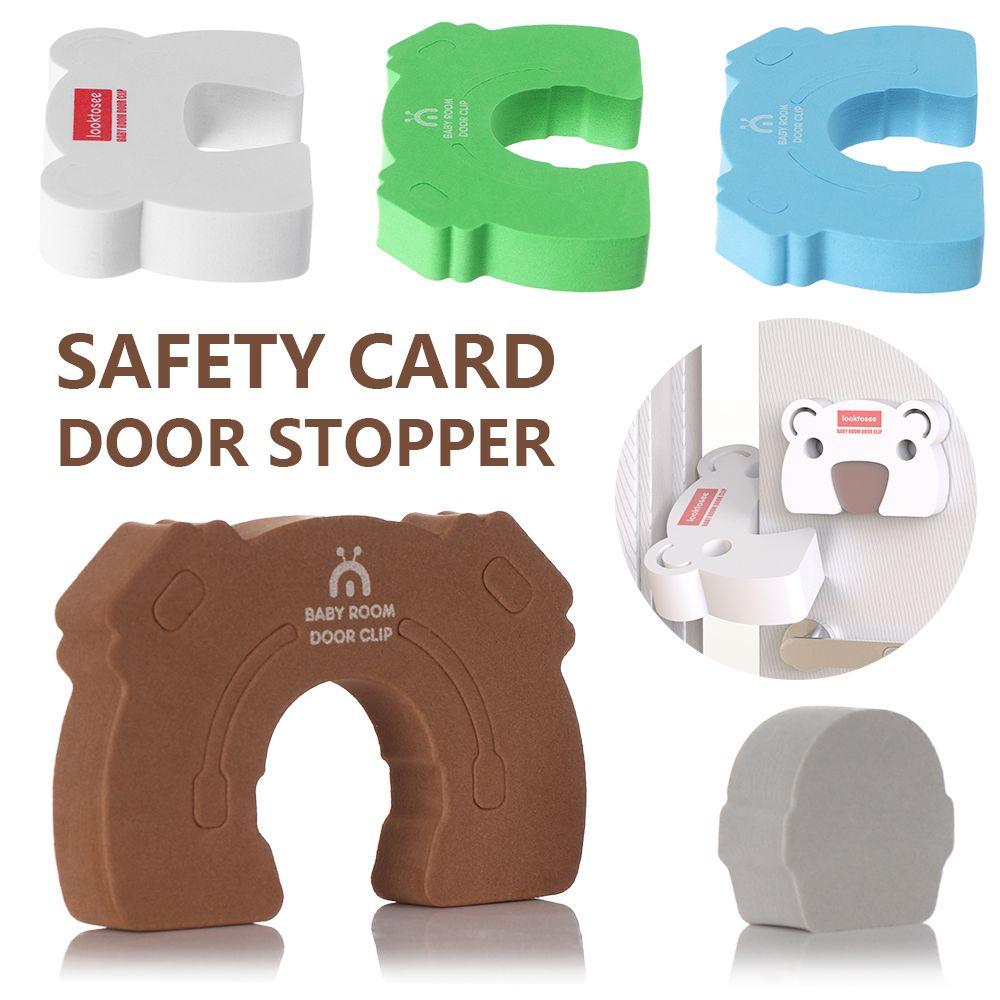 Kitchen Bedroom Soft Door Clip Baby Kids Safety Door Stopper Finger Protector Guard