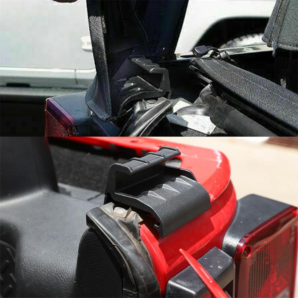 Новый 2 шт. Фиксатор планки задней двери левый и правый 55395760AE для Jeep Wrangler JK 2007-21