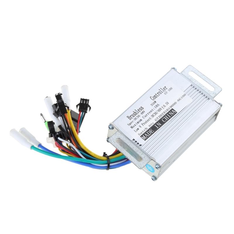 36В/48В 350Вт BLDC Контроллер Электросамоката Электровелосипеда Бесколлекторный Драйвер Скорости и ЖК-Дисплей Один Комплект Отличная Производительность