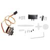ES08MA II Mini Metal Gear Analog Servo RC Model Servo Kit with Aluminum Alloy Swing Arm Servo Base