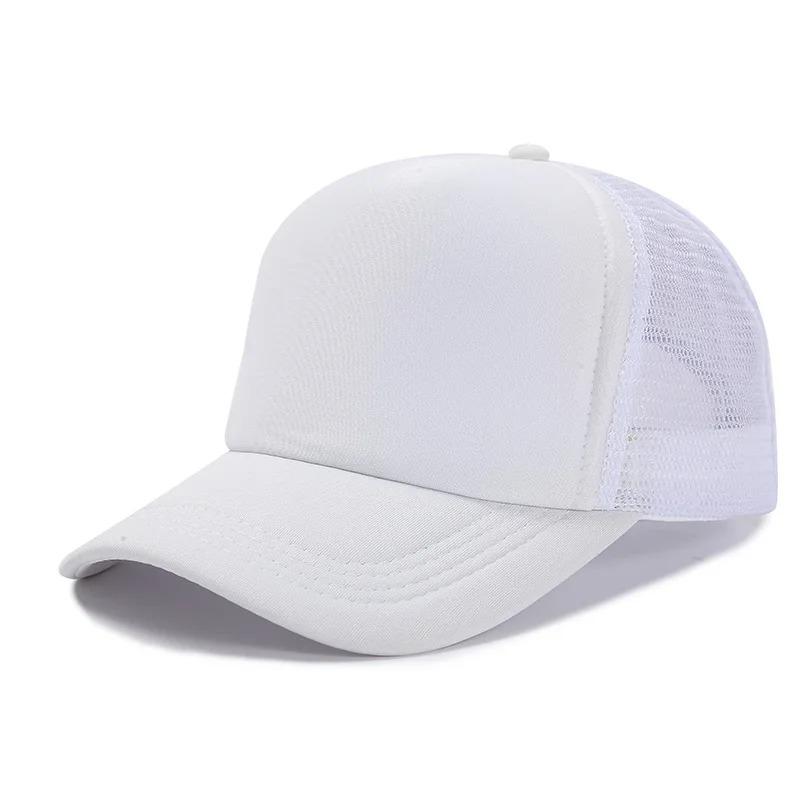 Snapback Adjustable Cap Baseball Mesh Plain Casual Neutral Gender Women Men For Hats Hip Hop Urban Street Style Trucker Streetwear Dad Hat