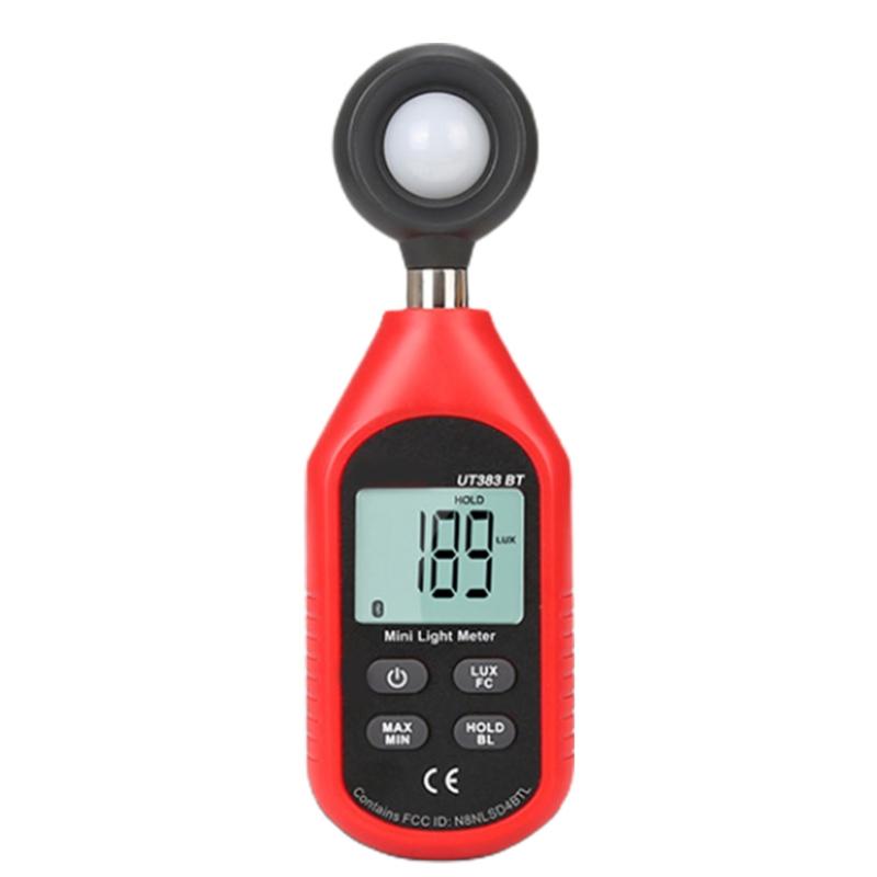 Professional LED Light Meter Digital Illuminance Meter with 0-200,000 Measuring Range for Library Mall