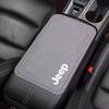 AIY5   Car Armrest Box Mat Soft Case Center Console Box Pad Mat For Jeep Grand Cherokee Wrangler JK Gladiator Compass Renegade Patriot