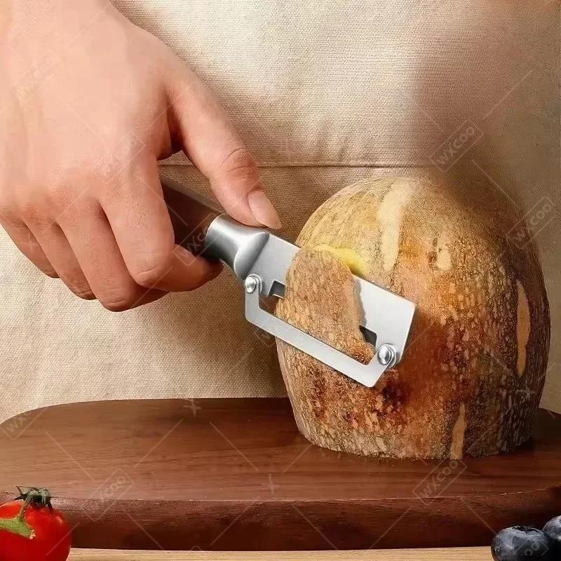 Многофункциональная овощечистка из нержавеющей стали, прочная, с острым лезвием, подходит для всех видов фруктов и овощей, кухонный инструмент для дома