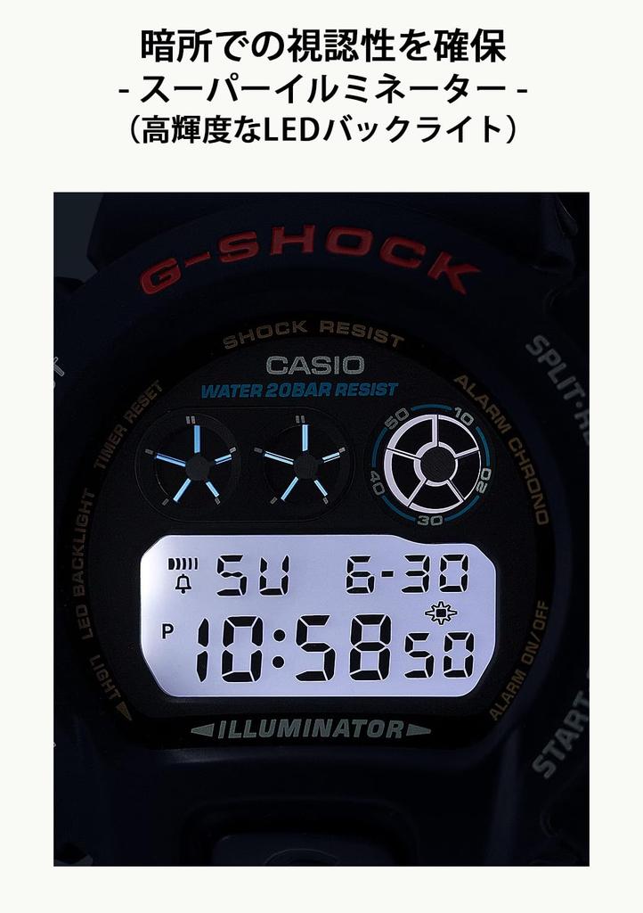Мужские часы Casio G-Shock DW-6900U-1JF Черные