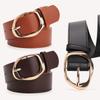 New Commuter Versatile Irregular Alloy Buckle Wide Belt for Women Simple Fashion Decorative Jeans Women's Belt