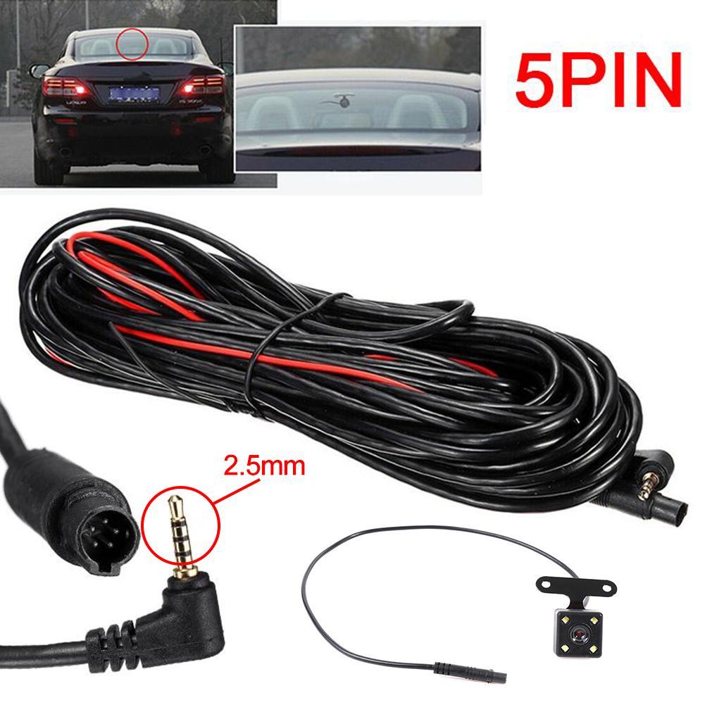 5 Pin HD Car Rear View Camera 170 Degree Wide Angle Waterproof 4 LED Night Vision Car Parking Reversing Camera Monitor Accessory