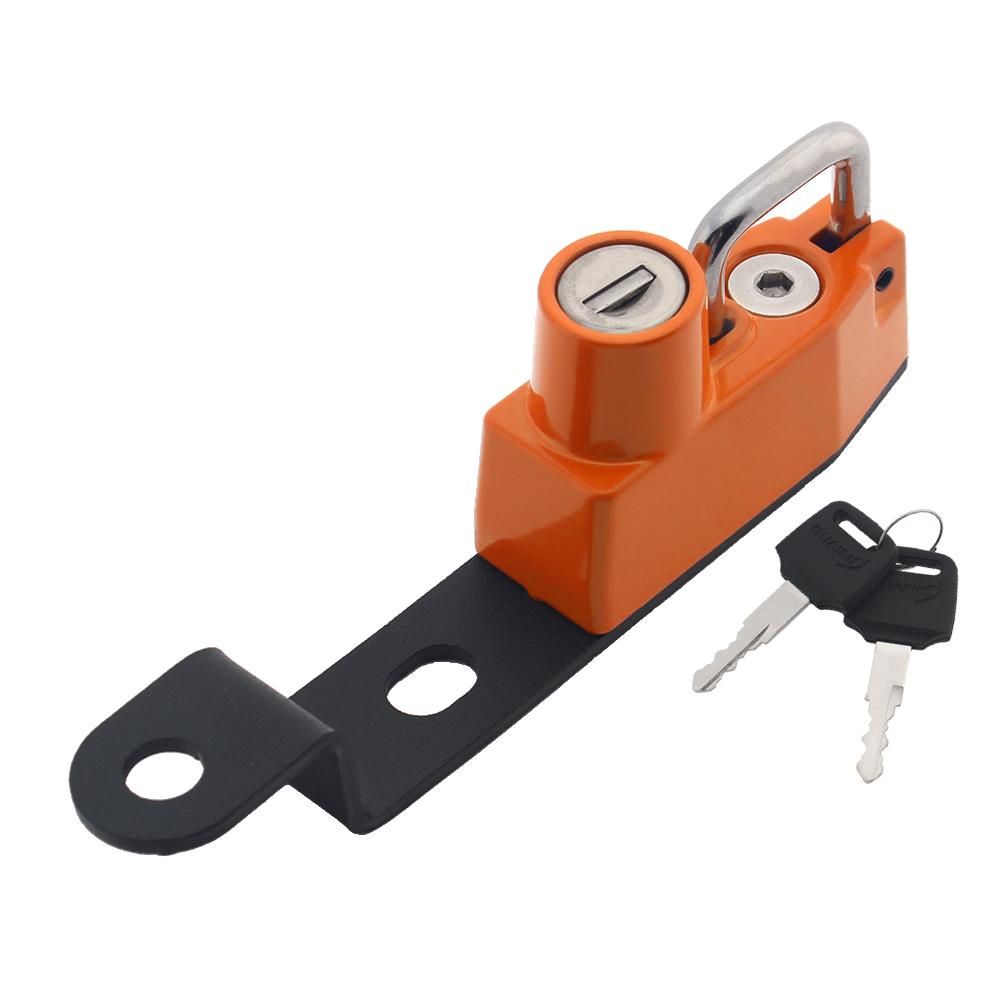 Motorcycle Helmet Lock Mount Hook Anti-theft Security with 2 Keys Password lock MT09 FZ-09 FJ-09 XSR900 2021