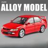 Симуляция 1/24 Масштаб Mitsubishi EV09 Уличная Версия Сплав Модель Автомобиля Коллекция Украшение Игрушечный Транспорт Детский Мальчик Подарок Миниатюрный