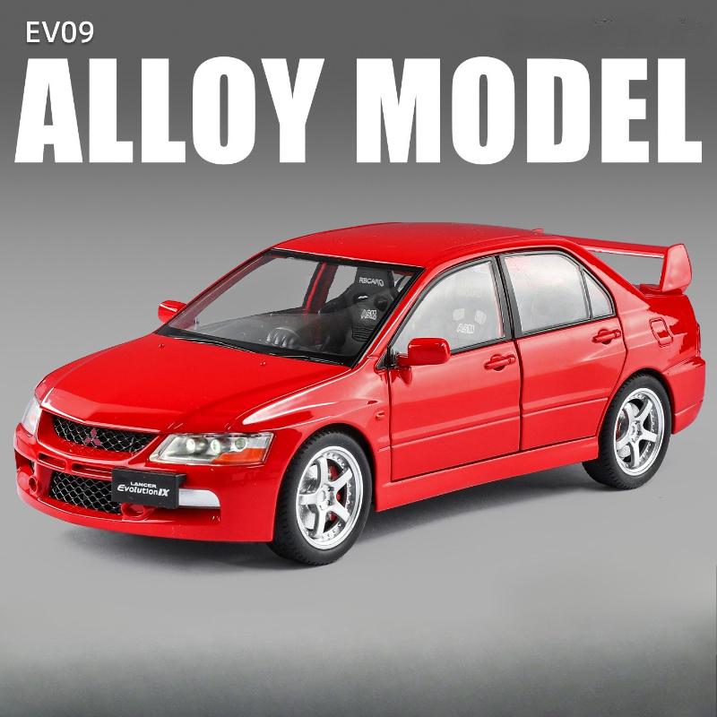 Симуляция 1/24 Масштаб Mitsubishi EV09 Уличная Версия Сплав Модель Автомобиля Коллекция Украшение Игрушечный Транспорт Детский Мальчик Подарок Миниатюрный