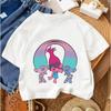 Summer Casual Boys Girls Tee Trolls Kawaii Design Kids Street Style Fashion 3-14 Age