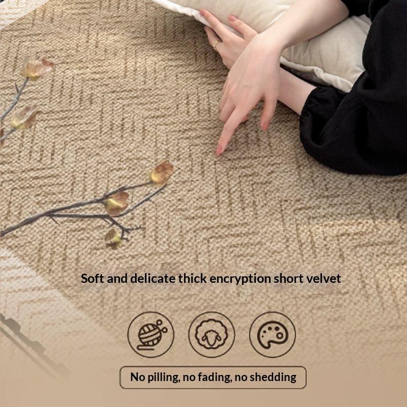 Скандинавский Простой Геометрический Кристальный Бархат Большой Ковер Коврик для Гостиной Семейный Диван Балкон Коридор Нескользящие Декоративные Ковры