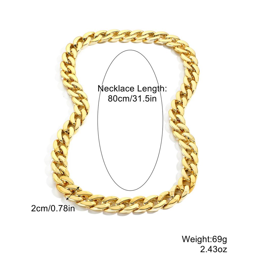 Ожерелье для женщин и мужчин Ожерелья Хип-хоп Аксессуары для хип-хопа Панк Бриллиантовое Ожерелье Мужское Акриловое Полное Бриллиантовое Кубинское Цепь Элегантное Ожерелье