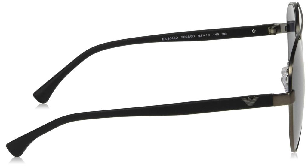 Солнцезащитные очки 0EA2046D 30036G МАТОВЫЙ СЕРЫЙ ЗЕРКАЛЬНЫЙ ЧЕРНЫЙ Линзы Япония 62 [Emporio Armani] GUNMETAL/СВЕТЛЫЙ (БЕСПЛАТНЫЙ размер)